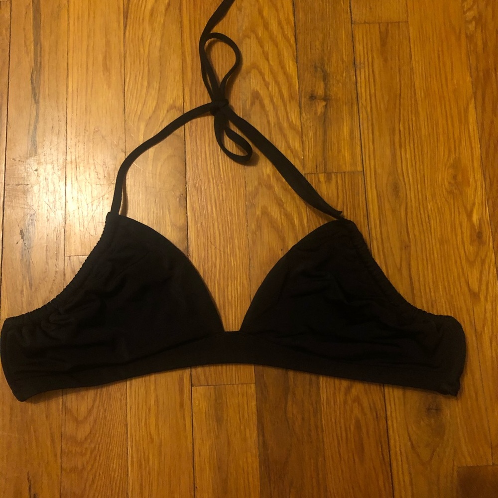 Black bikini top